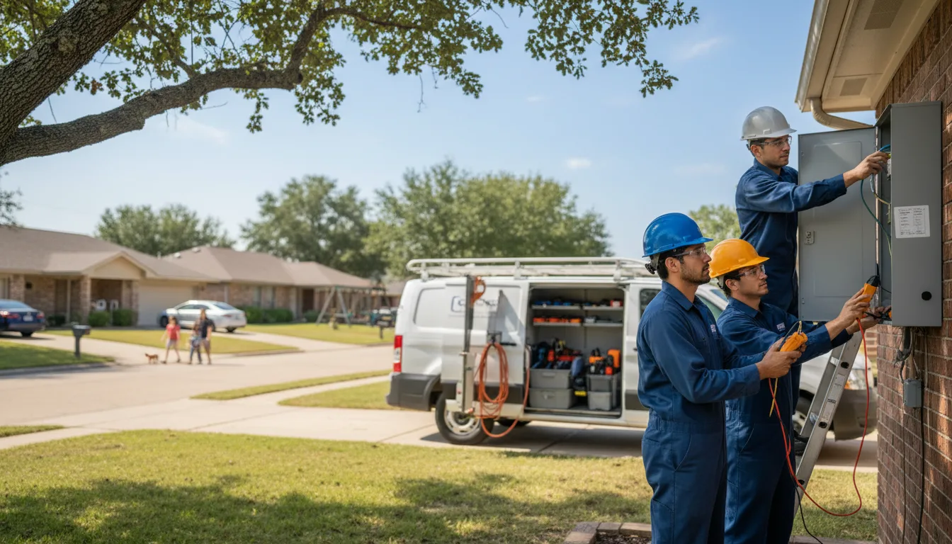 Certified electrician providing emergency electrical services in Dennis, MS